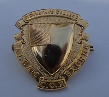 St Dunstans College Combined Cadet Force CCF Anodised Cap Badge