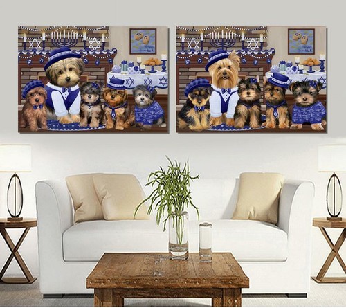 Hanukkah family dog cat - hanukkah,