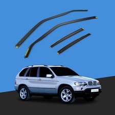 BMW X5 E53 1999-2006 5 Door SUV Wind Deflectors 4pcs Tinted
