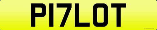 Cherished car number plate for
