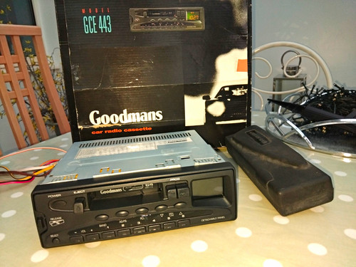 Goodmans car radio cassette - goodmans,