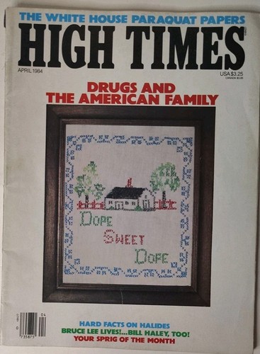 High times magazine april - april, 1984