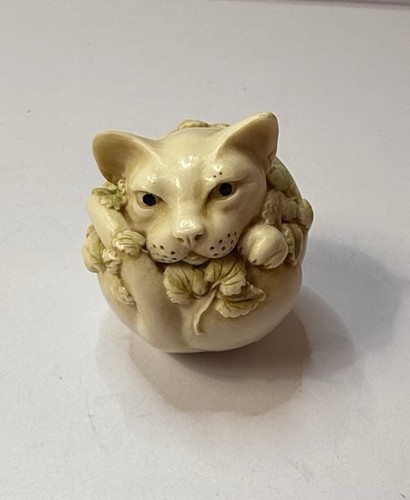 Harmony kingdom ivory cat - harmony,