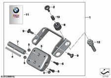 BMW Motorrad Genuine GPS Clip