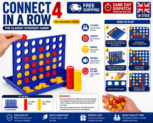 Connect four row in - connect, 4