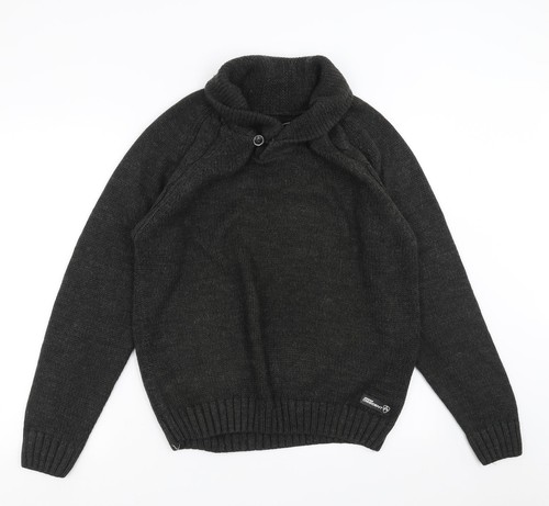 Dissident mens grey collared - dissident,