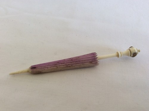 Antique parasol needlecase - parasol,