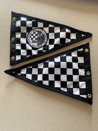 Black and white chequered