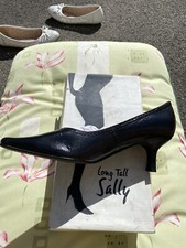 Long tall Sally Black Keyhole Court Shoes Size 8 Bnib £55