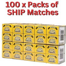 100 x Ship Matches Box