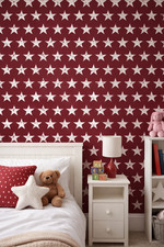 Red & White Stars Superfresco