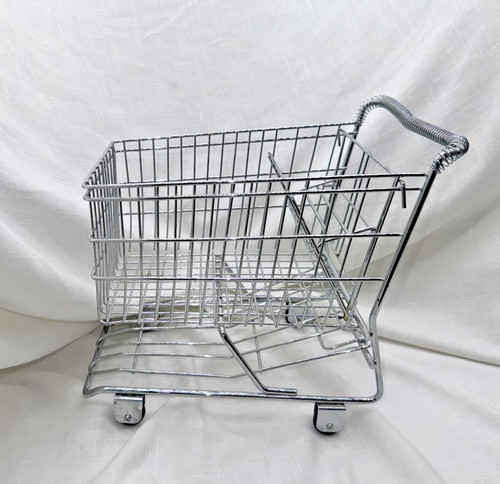 Decor metal shopping cart - decor,