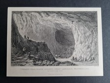 Antique 1833 print - Thrang