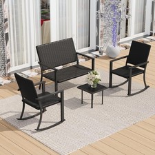 Wicker Patio Furniture Set 4