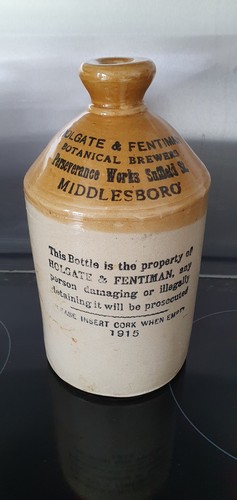 Antique stoneware flagon from - antique,