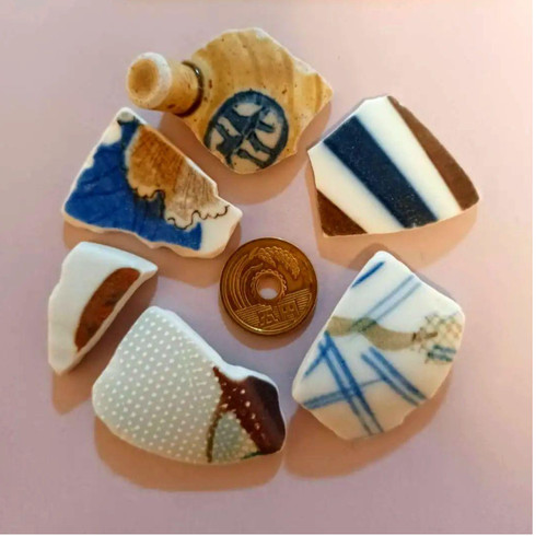 Sea glass from japan - sea,