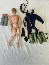 Vintage Palitoy Scoober Action Man Figure w/ Accessories 1960s