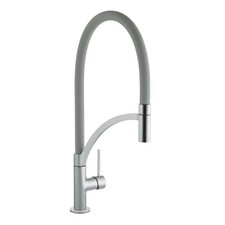 Cookology GIGLIO/BRSH-GR Giglio Pull Out Kitchen Tap - Brushed Graphite Grey