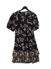 FatFace A-Line Midi Dress UK12 in Black