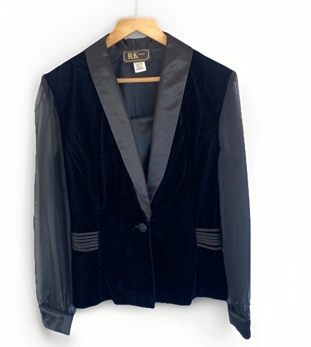 Evening black velvet - evening,