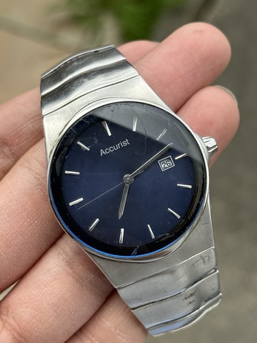 Accurist stainless steel - stainless, 40mm