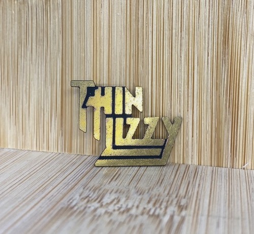 Thin lizzy logo - vintage, enamel