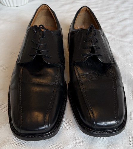 Mens black leather soled - mens,