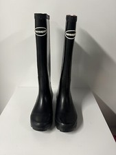 havaianas Wellington Boots Black  USA 5W EURO 35 UK  Like New Condition Mint