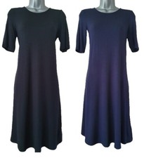 Womens M&S TShirt Swing Dress Ladies Jersey Beach Tea Dress Nightie Size 6 8
