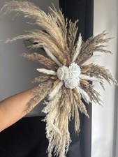 Cream Pampas Wall Decor Arch