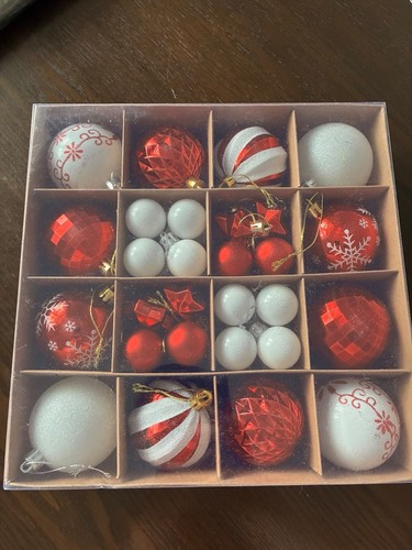 Christmas bauble set 16pcs - set,