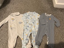 Bundle of 6-9 Babygrows Space