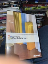 Microsoft Office Publisher 2003 upgrade disc  With Product Key
