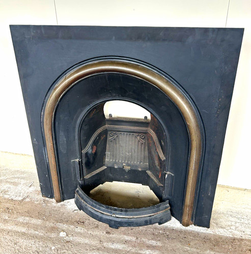 Black cast iron - iron, inset
