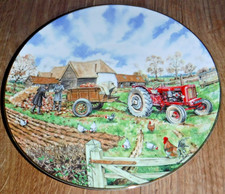 Country Artists Fine Bone China Plate ~ Country Legacy Collection ~ Tractor