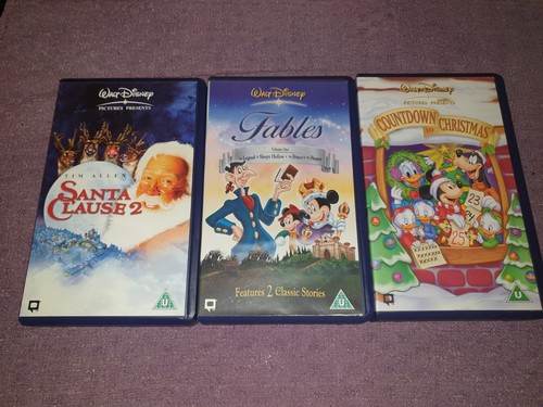 Disney vhs tapes santa - 3,