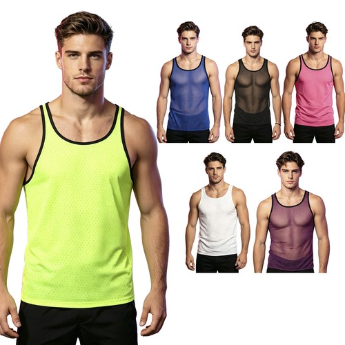 Mens tank top glitter shirt - tank,