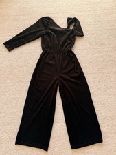 Zara girls velvet jumpsuit yr8