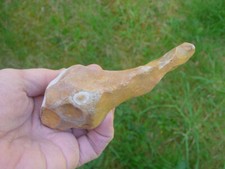 Acheulian Lr Palaeolithic Patinated Flint FICRON like BIFACIAL HANDAXE England