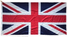 Union Flags Fully Sewn with Rope & Toggle Fixing