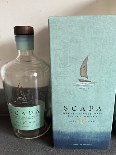 Empty bottle scapa - empty, orkney
