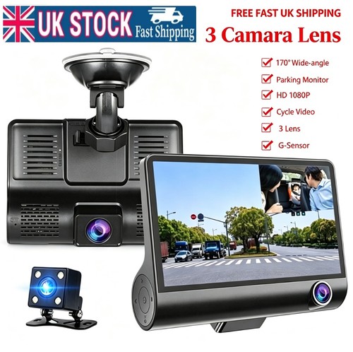 1080p dual lens car - lens,