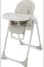 Babylo Nosh high chair with tray, 7 Heights, 3 Seat Positions, Dove Grey
