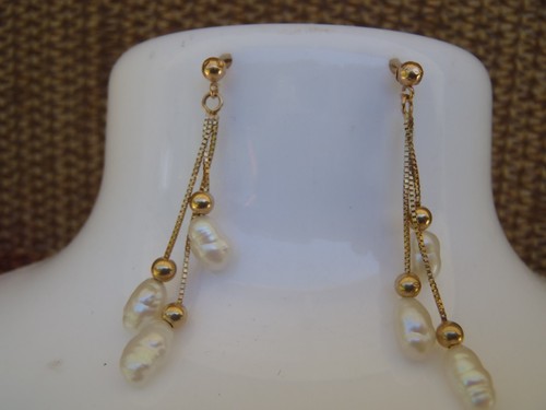 14k yellow gold box chain - , rice
