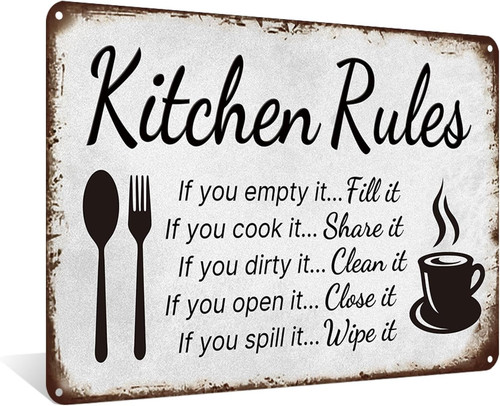Kitchen rules metal - kitchen,