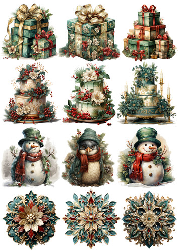 Vintage christmas present - christmas,