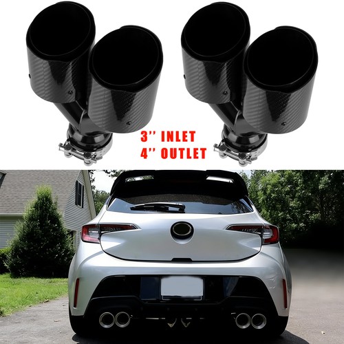 Carbon exhaust pipe - 3'', to