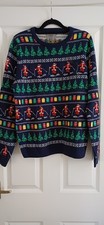 M&S Men's Christmas Jumper With Flashing Lights