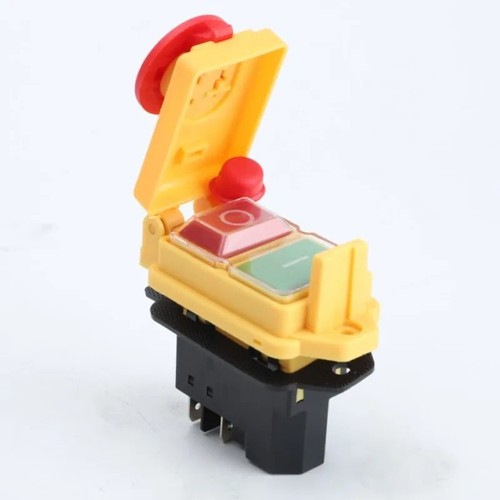 Emergency stop push - emergency, button