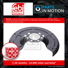 Brake Disc Splash Panel fits OPEL ASTRA G, H, L35 Rear 1998 on Guard Plate Febi